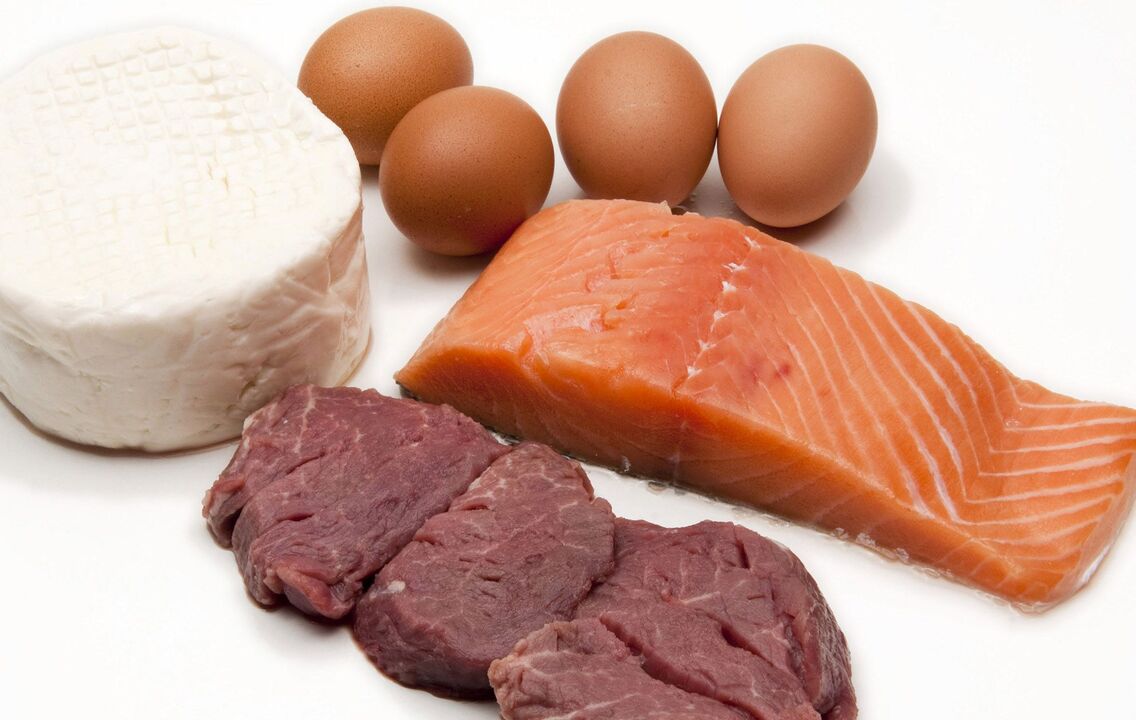 Protein Diät Liewensmëttel